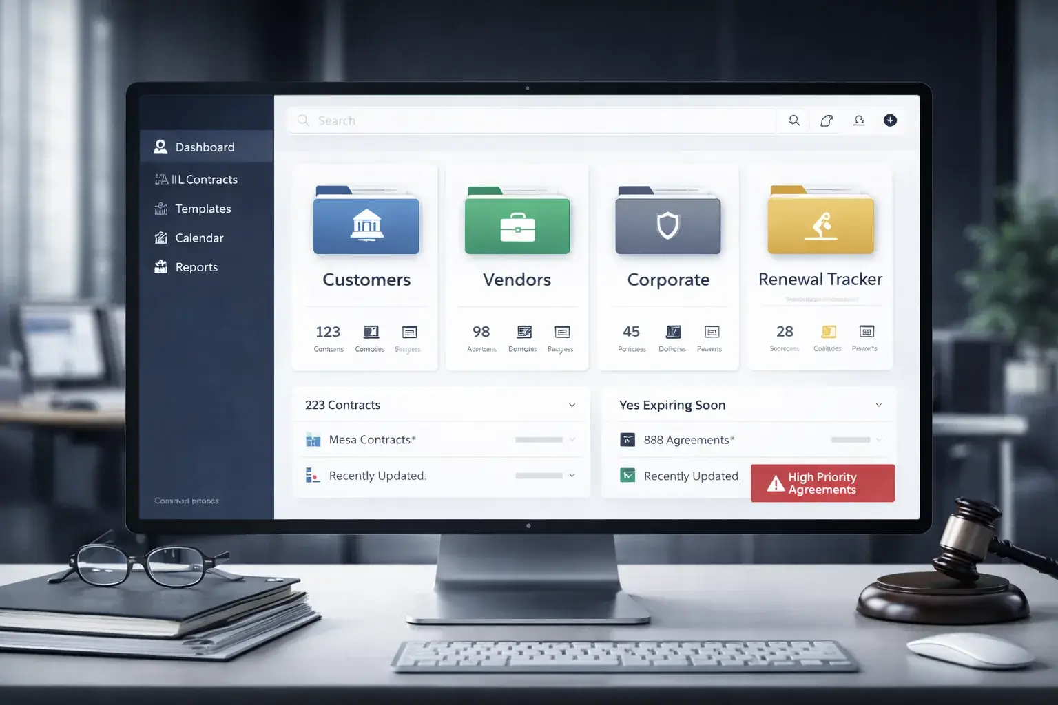 contract repository small business