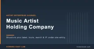 music artist holding company attorney