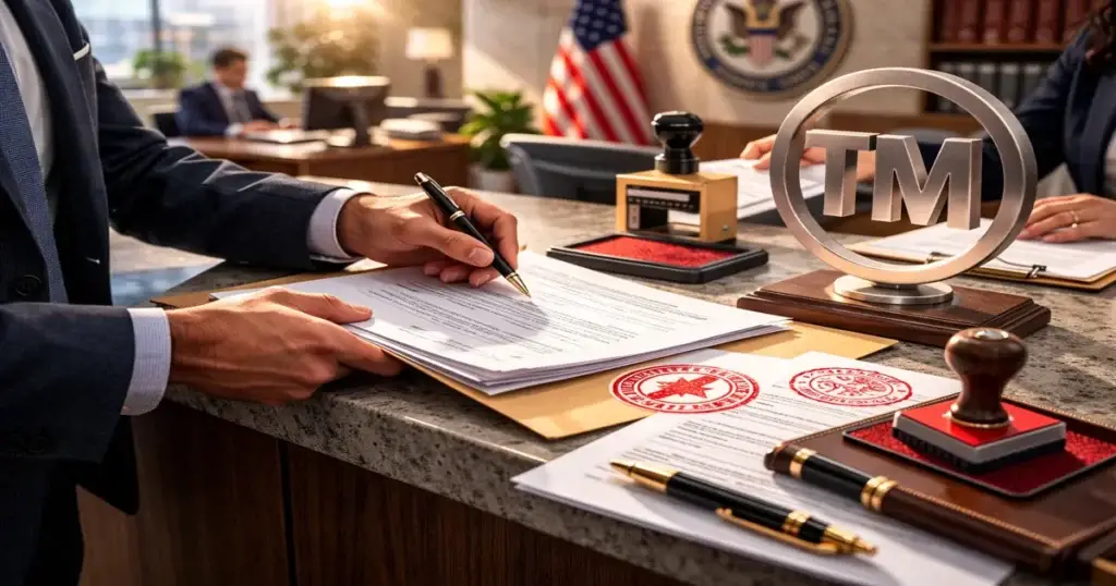 How to trademark a name - filing paperwork