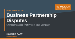 business partnership disputes