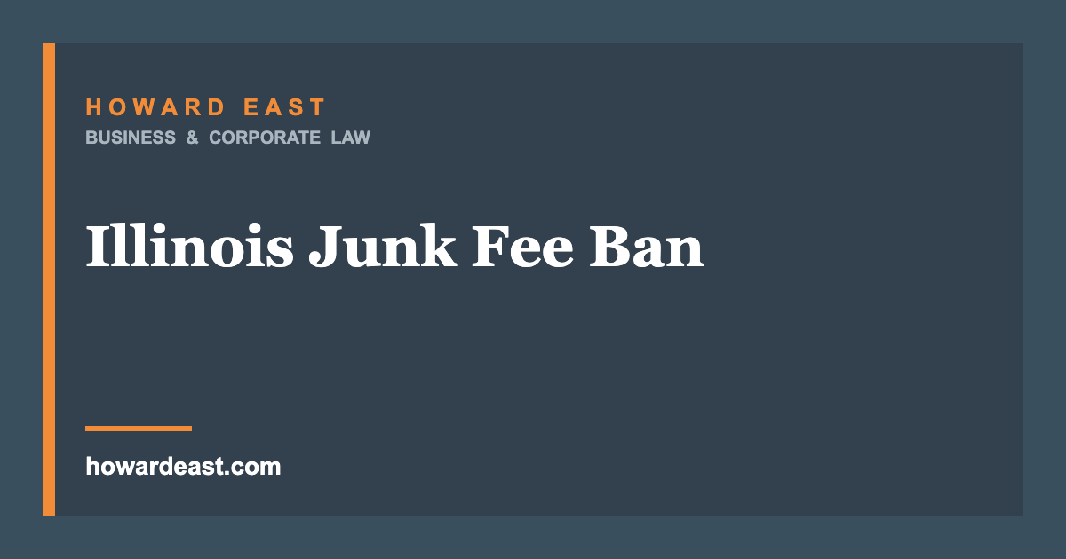 Illinois junk fee ban