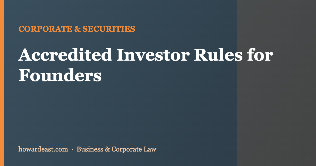 accredited investor