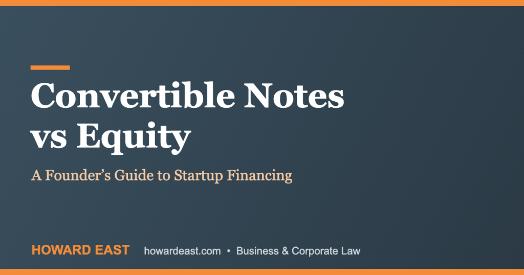 convertible notes vs equity