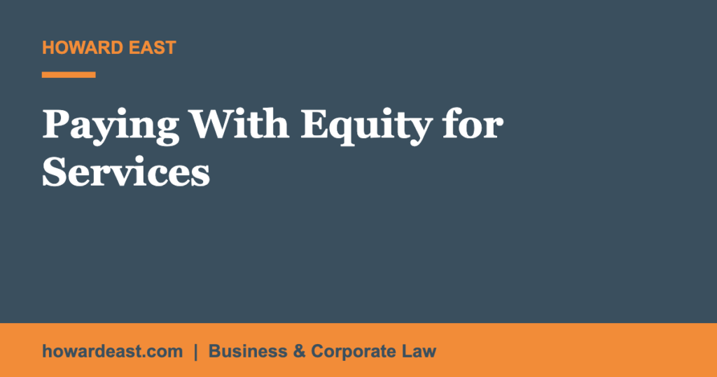 equity for services