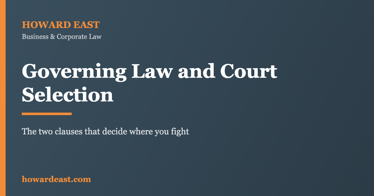 governing law
