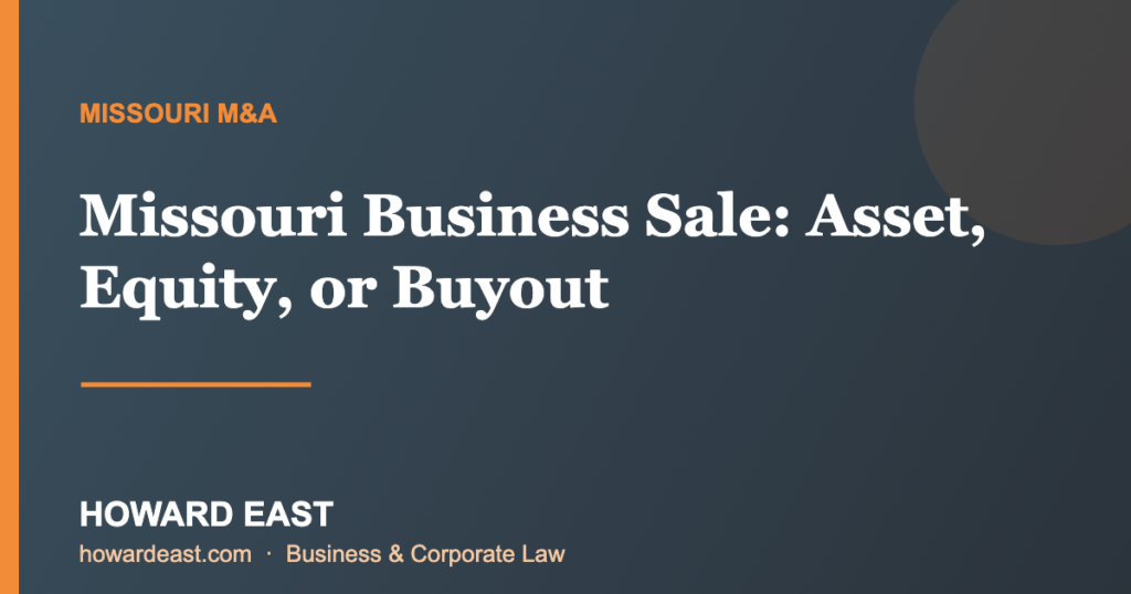 Missouri business sale