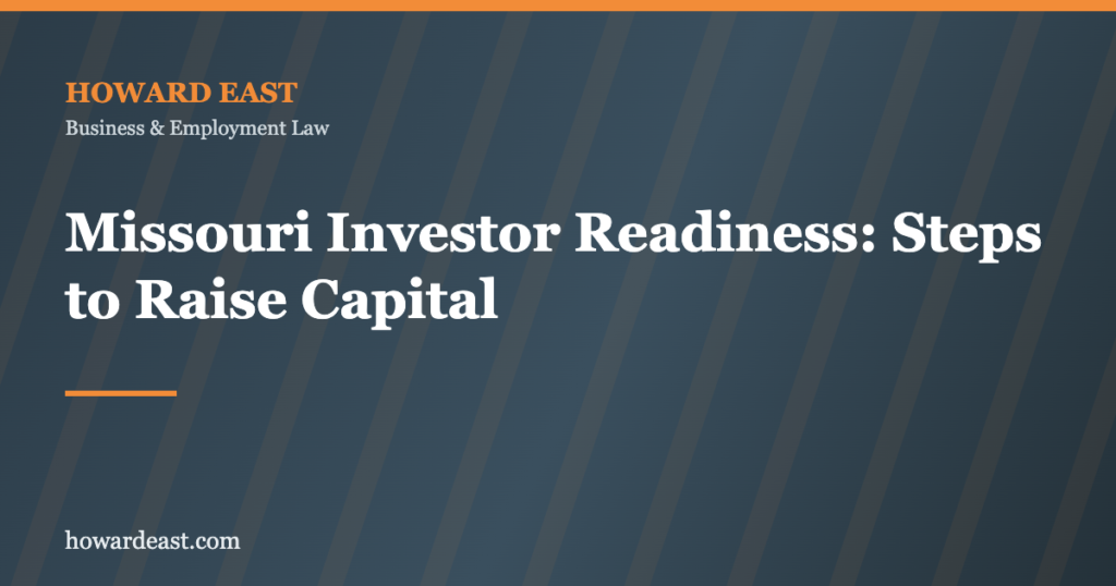 Missouri investor readiness
