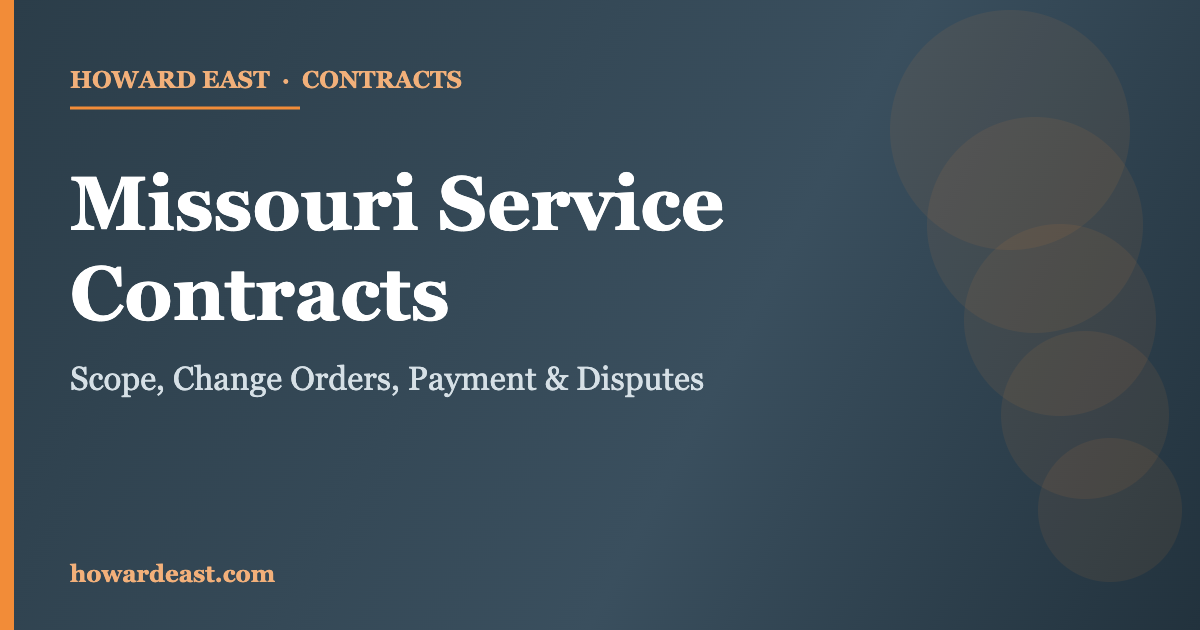 Missouri service contracts