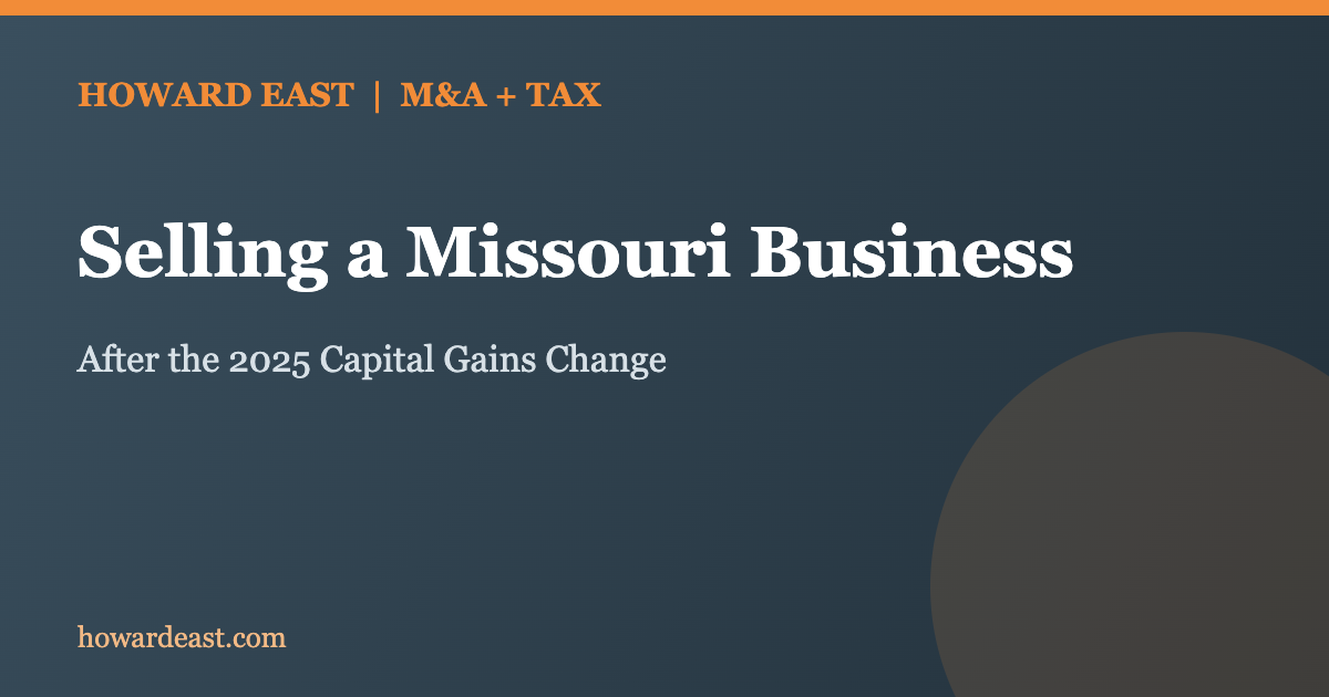 selling a Missouri business