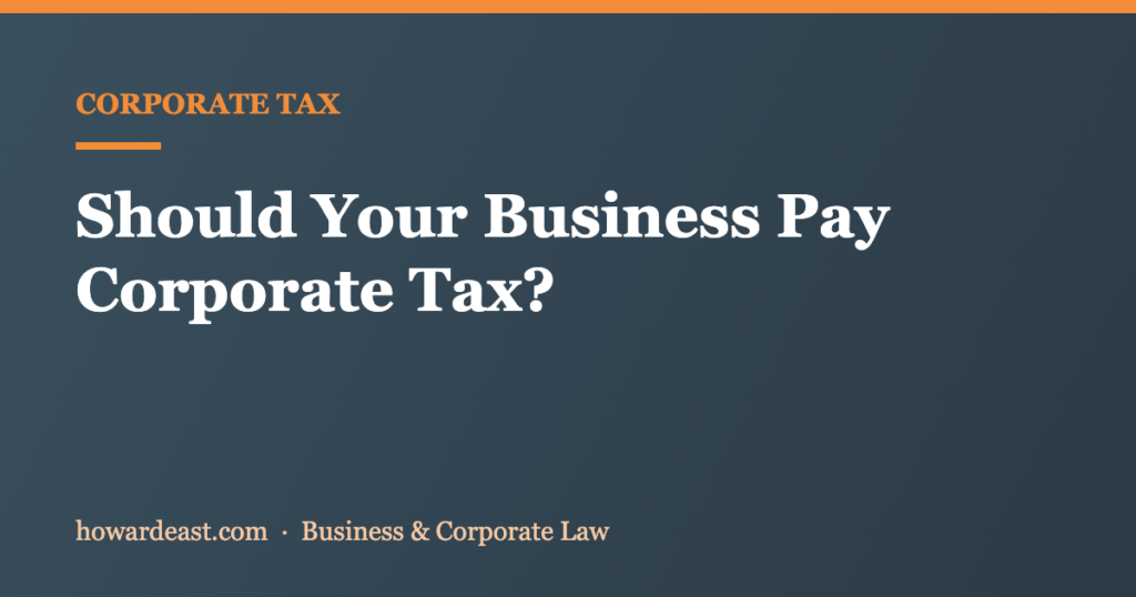 corporate tax