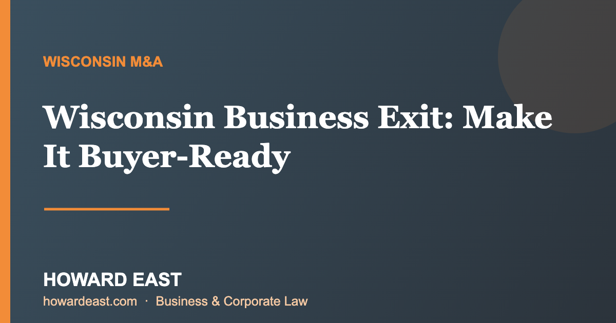 Wisconsin business exit