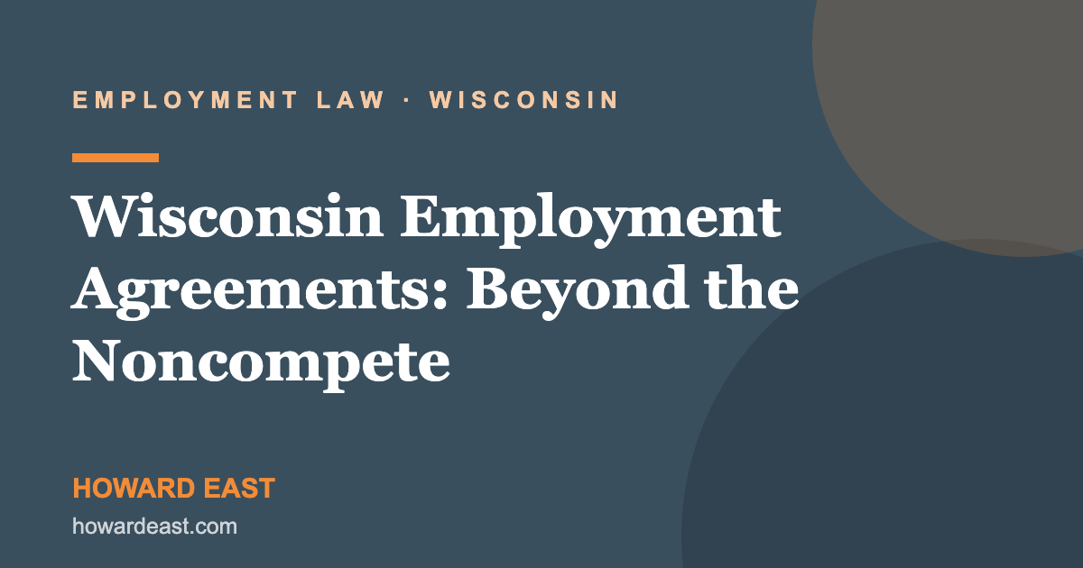 Wisconsin employment agreements